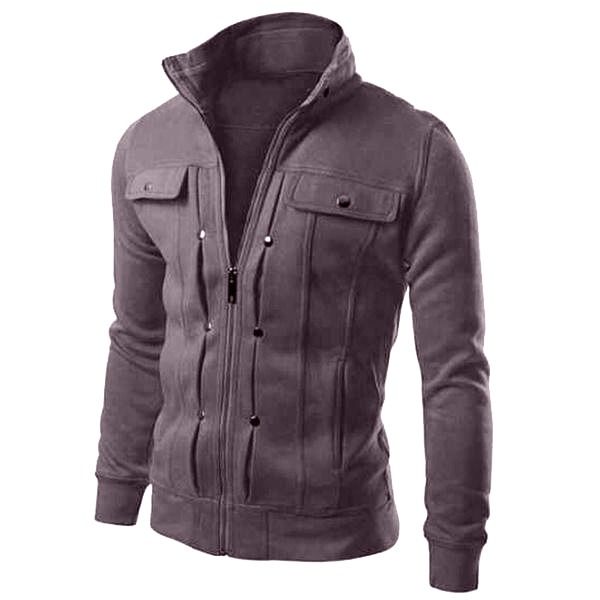 Mexican Fleece Jacket for Men with Front Pocket (ABZ-067)